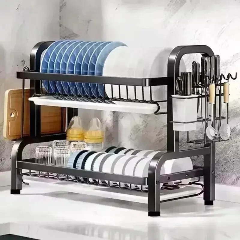 Kitchen Appliances Storage - Scaffale portaoggetti da cucina, scolapiatti a