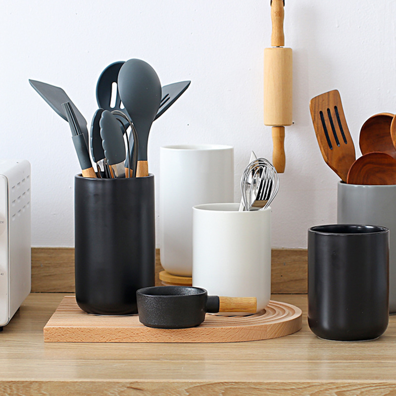 Kitchen Appliances Storage - Contenitore portaoggetti in ceramica Portautensili da