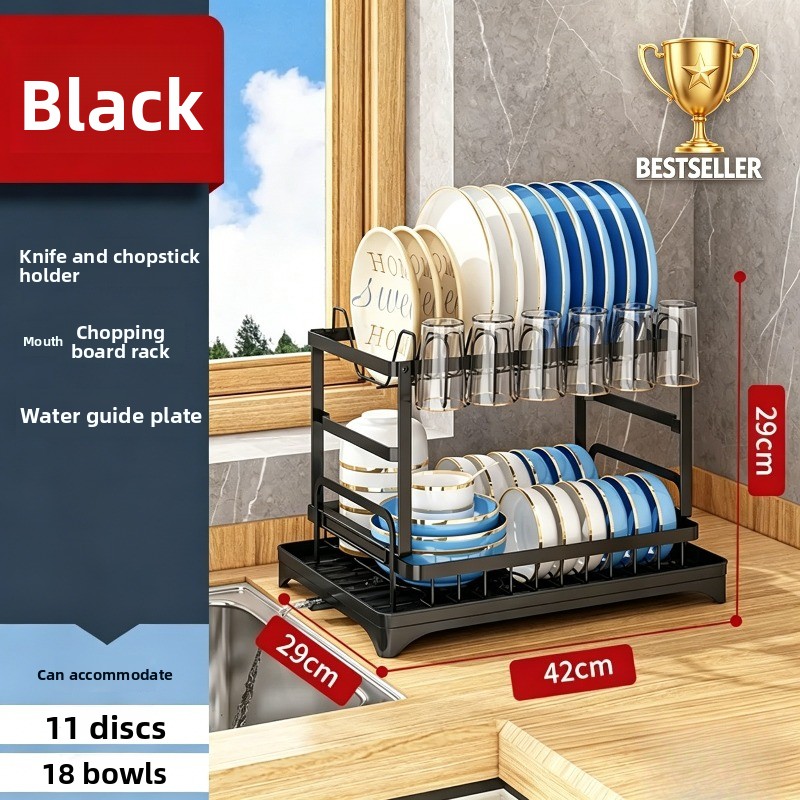 Kitchen Appliances Storage - Scolapiatti a doppio strato di grande