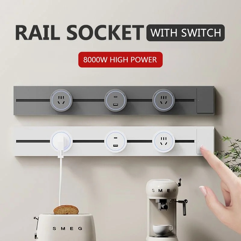 Kitchen Appliances Uk - Presa a Muro con Interruttore per