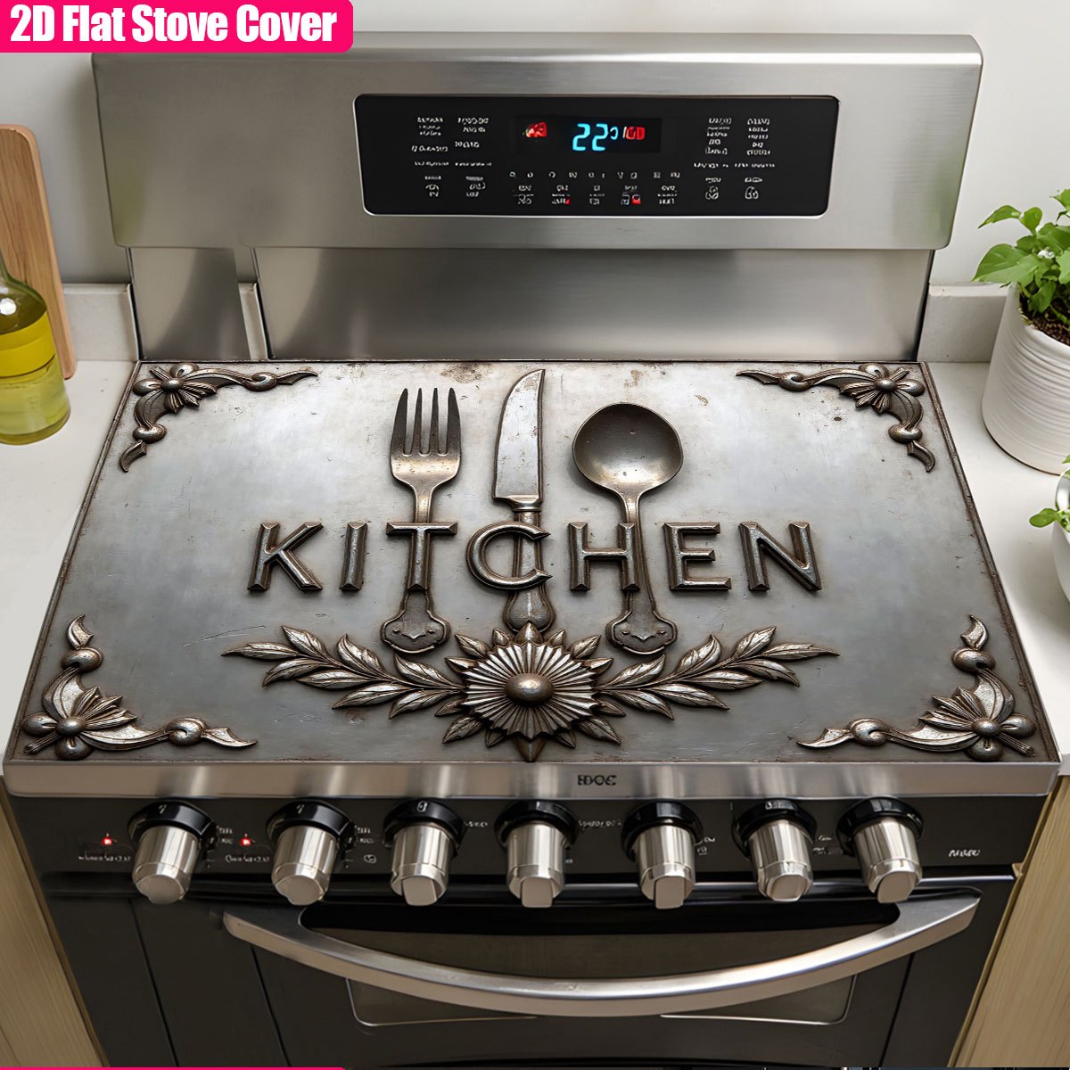 Kitchen Appliances Electric Stove - Copertura per Piano Cottura in Metallo