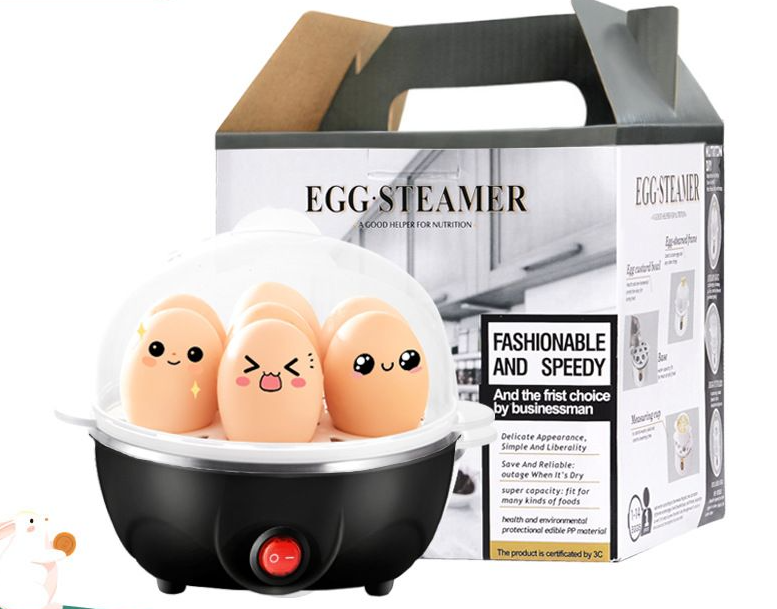 Egg Cooker Rapid - Cuociuova Elettrico Rapido con Spegnimento Automatico
