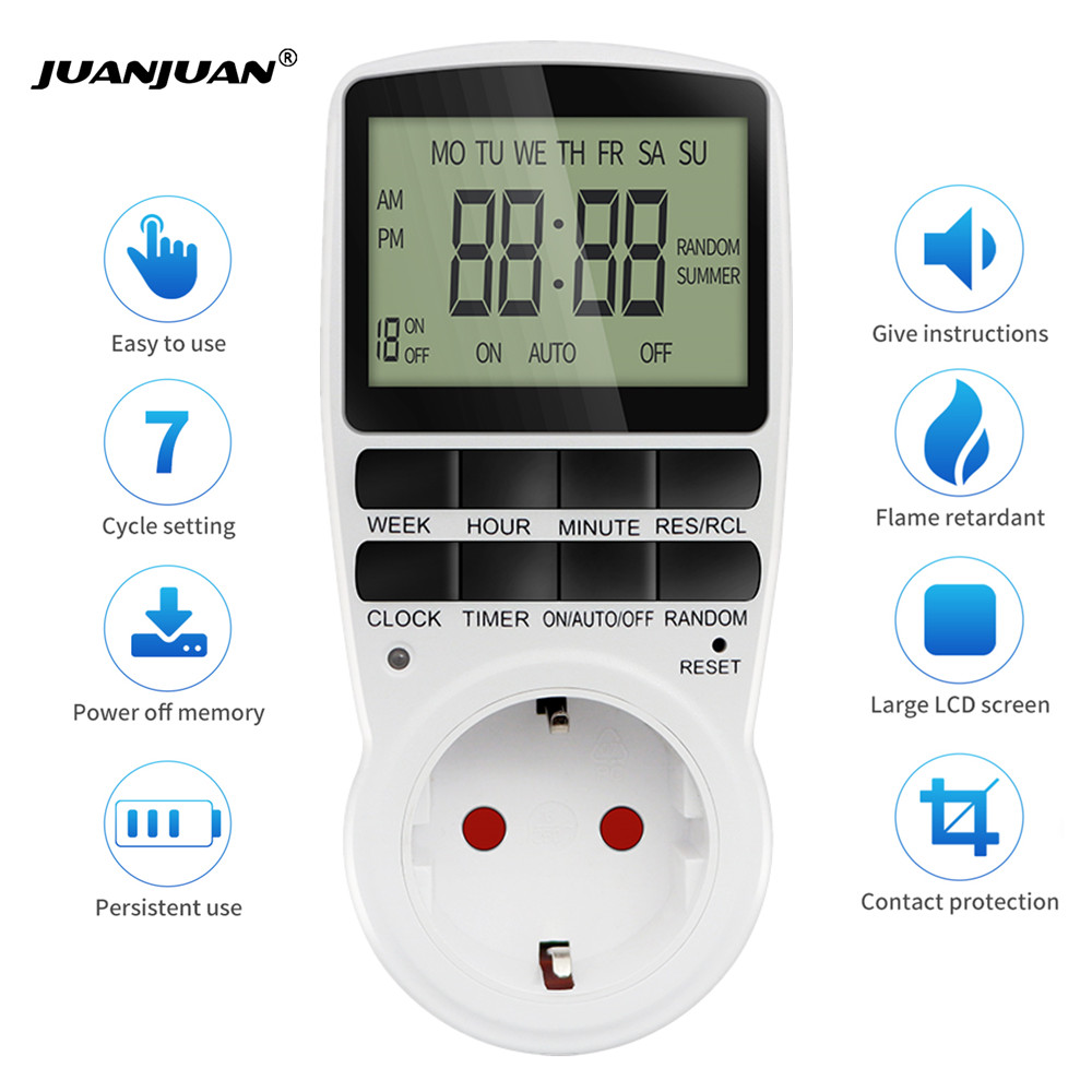 Kitchen Appliances Uk - Interruttore timer elettronico digitale Presa di