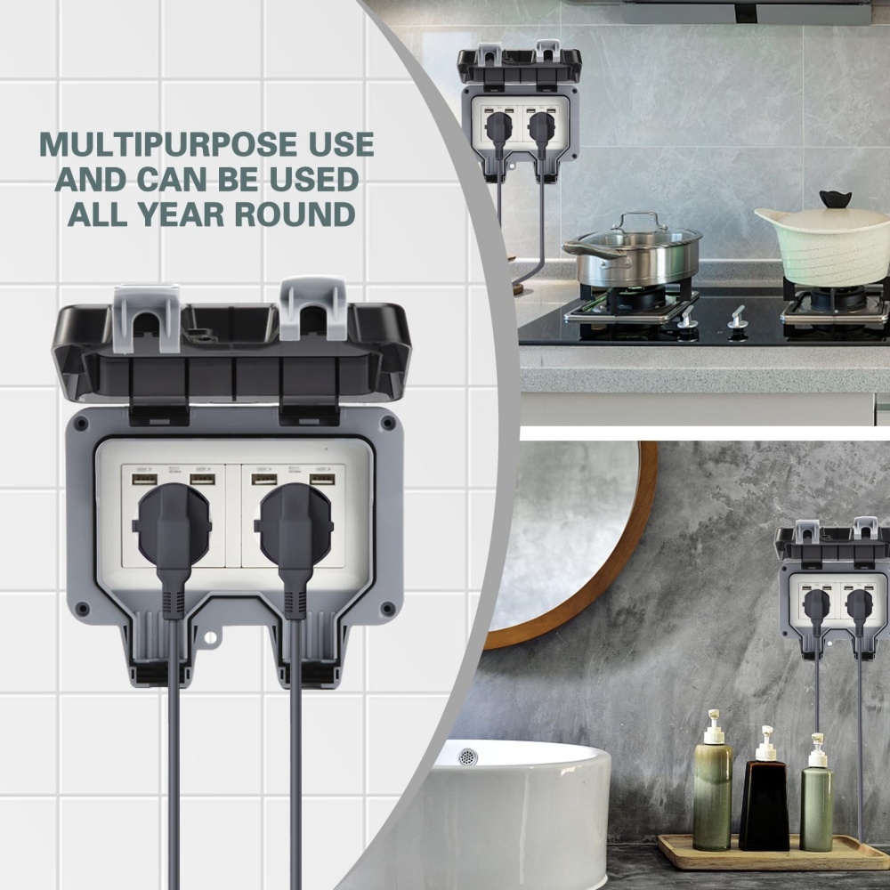 EIOMR Scatola presa USB imperm - Kitchen Appliances Uk recensione e prezzo
