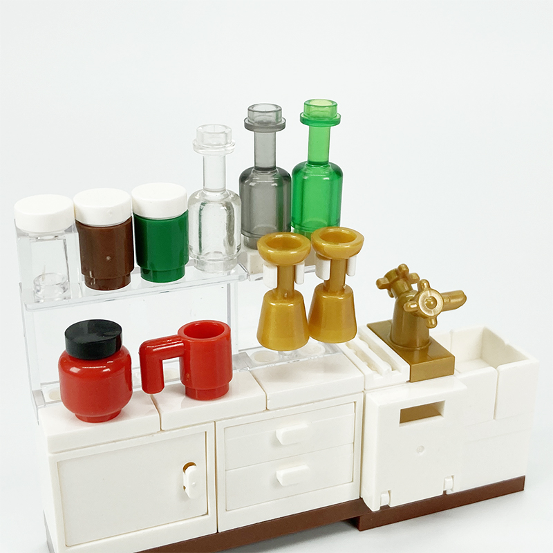 MOC block giocattoli creativi  - Kitchen Appliances Cabinet recensione e prezzo