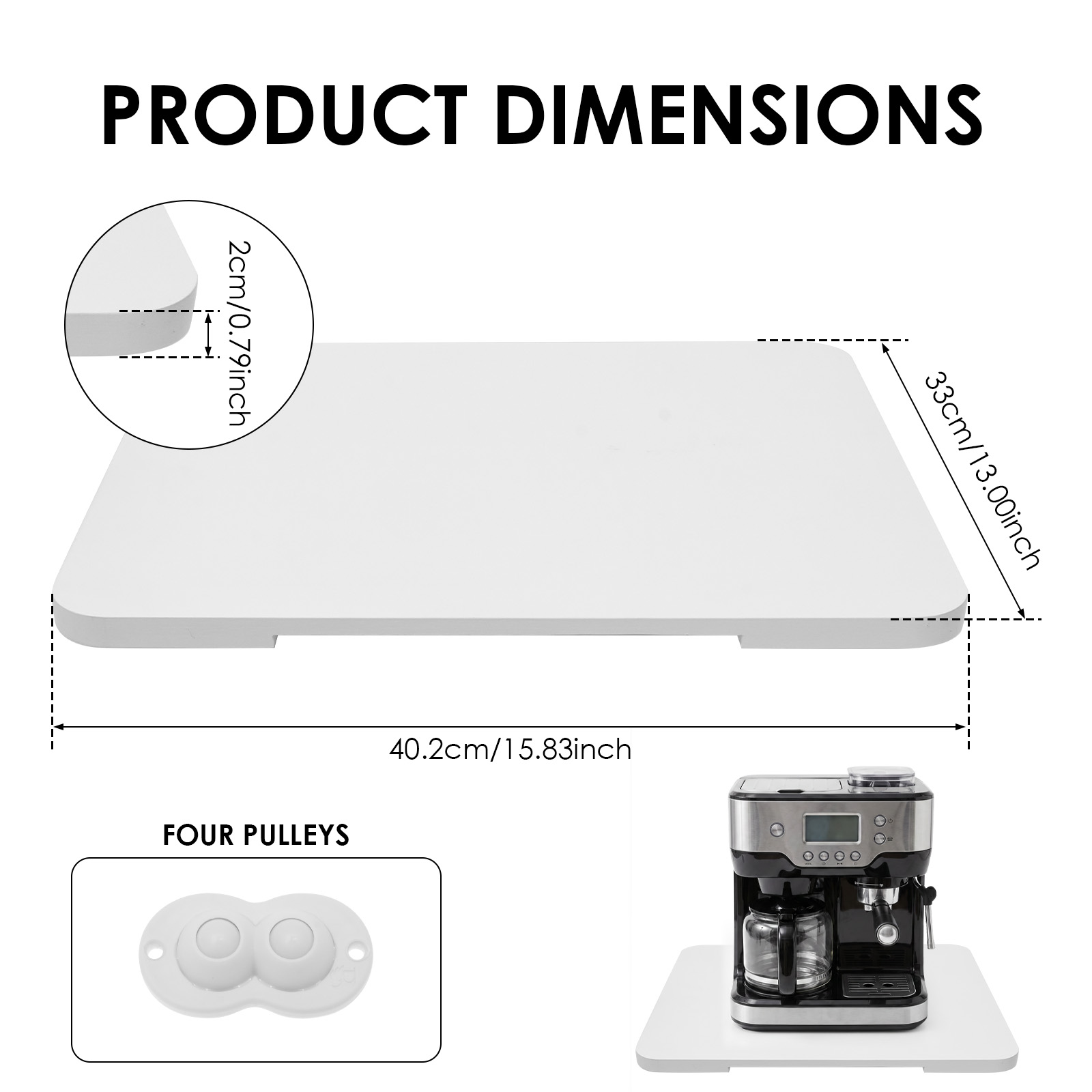 Vassoio scorrevole per elettro - Kitchen Appliances Storage recensione e prezzo